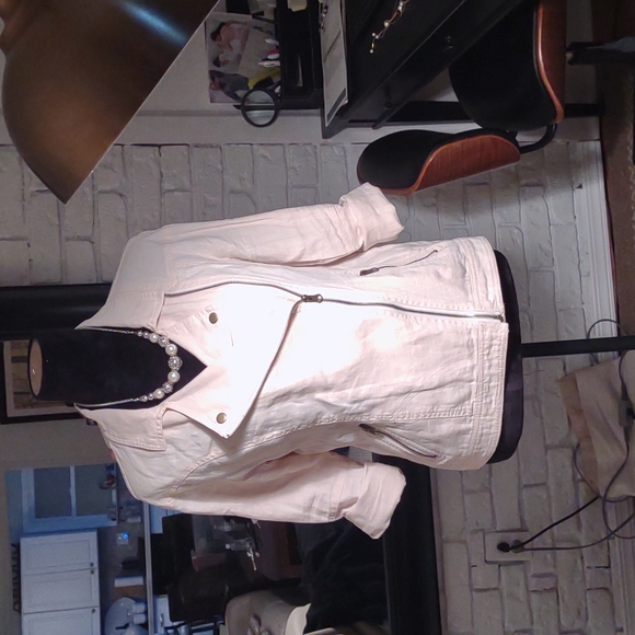 Linen Bomber Jacket - Picture 3 of 5